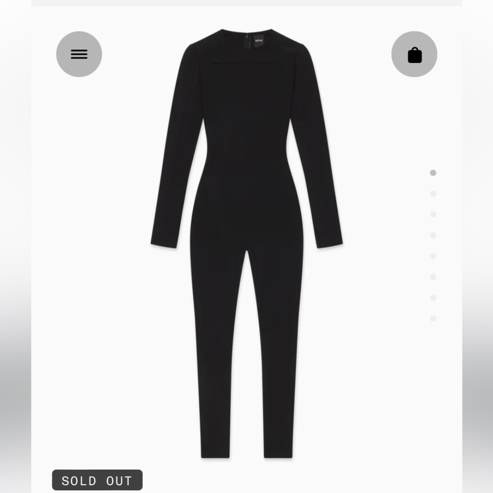 KHY brand, black, full body suit, size M